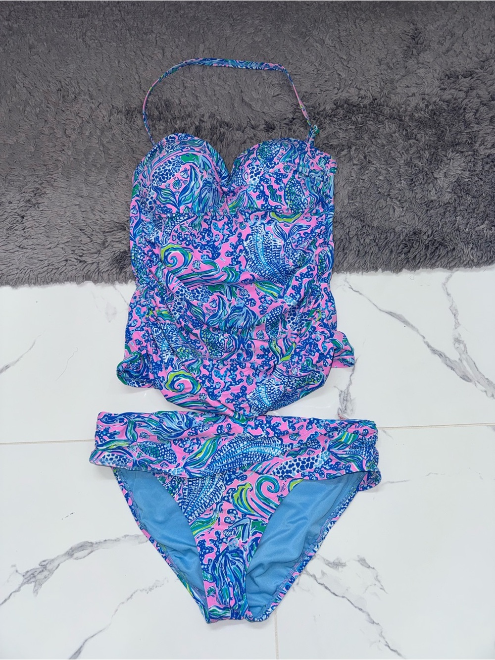 Lilly Pulitzer tankini set! - Picture 3 of 5